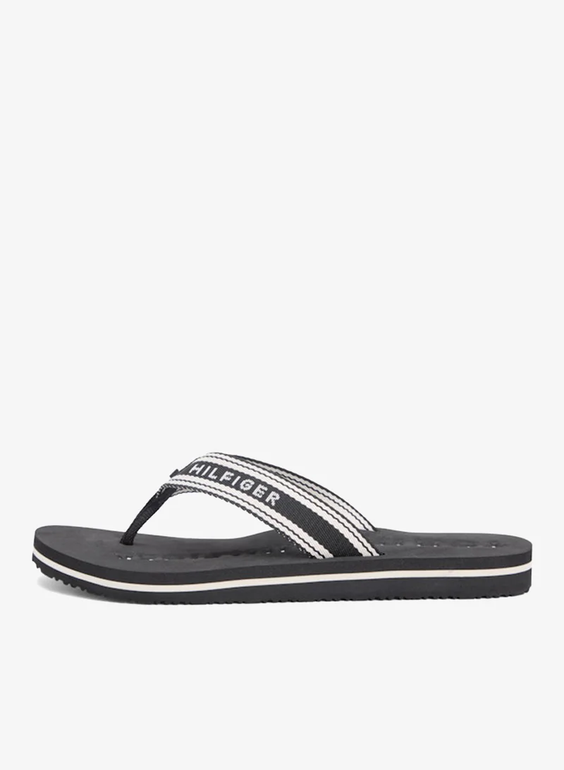 TOMMY HILFIGER  Webbing Strap Signature Flip-Flops for Women | Best Price UAE
